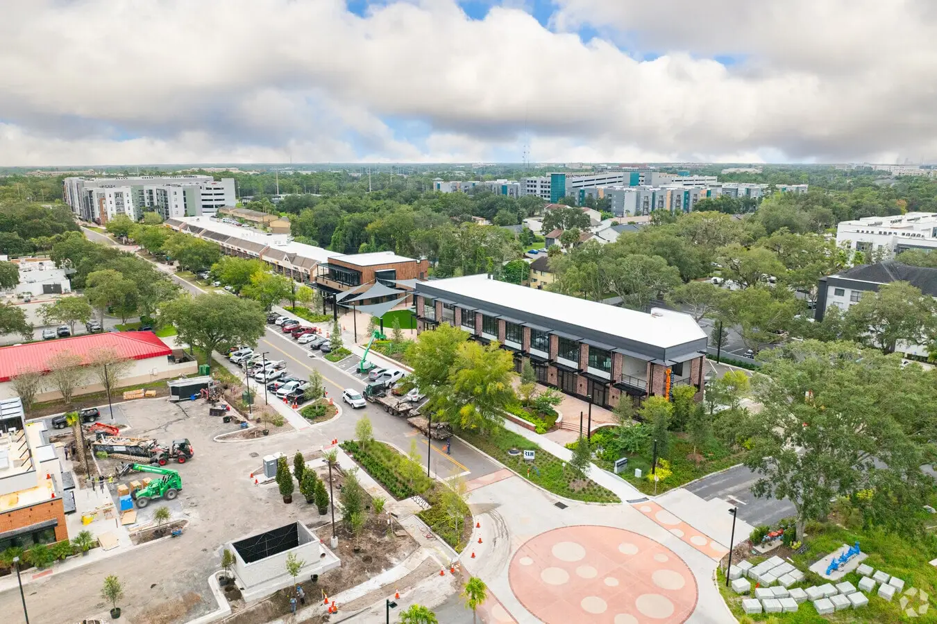 Aerial view of The Paseo at 12100 Collegiate Way in Orlando